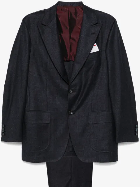 Kiton checkered suit