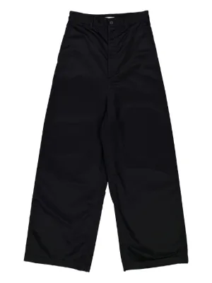Balenciaga Twill Utility Trousers | Black | FARFETCH