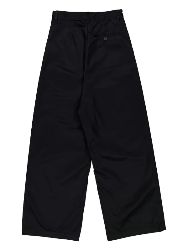 Balenciaga ワイド サルエルパンツ | ブラック | FARFETCH JP