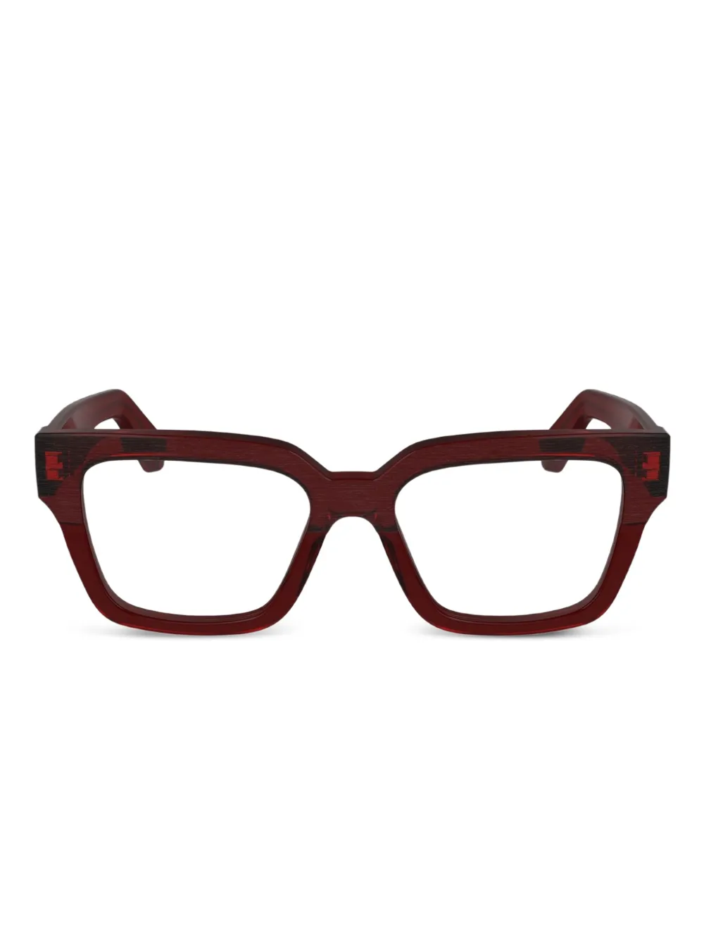 Calvin Klein square-frame glasses | Red | Image 1