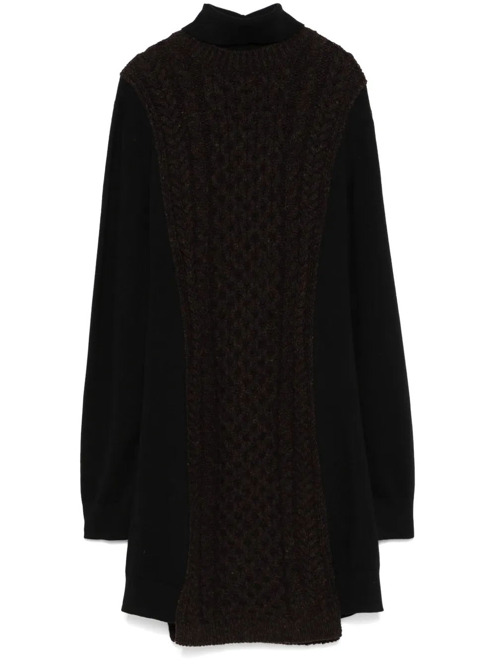 FENDI Wollen midi-jurk Paars