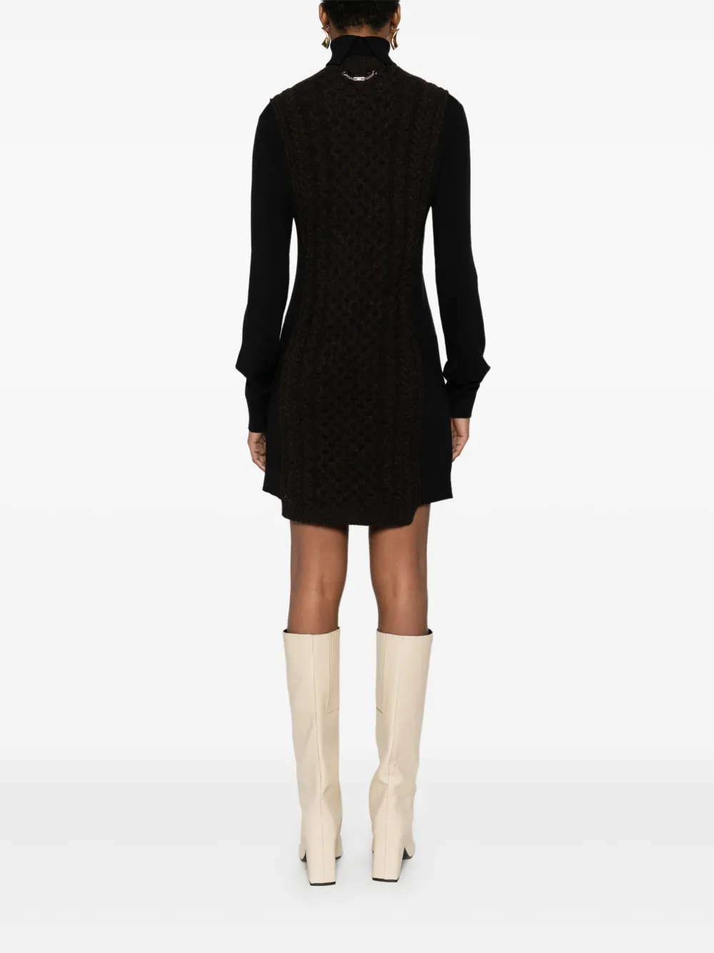 FENDI Wollen midi-jurk Paars