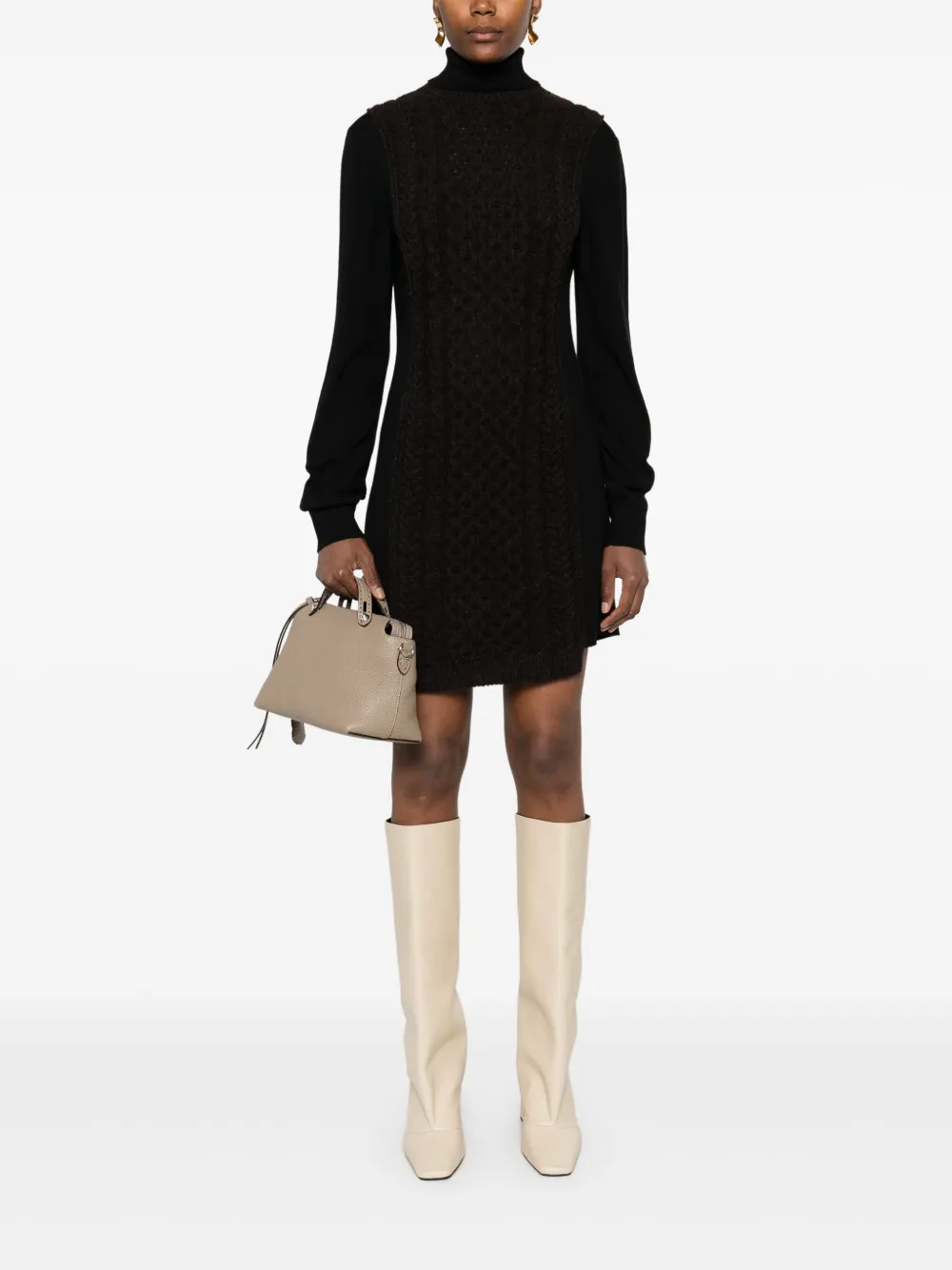 FENDI wool midi dress - Paars