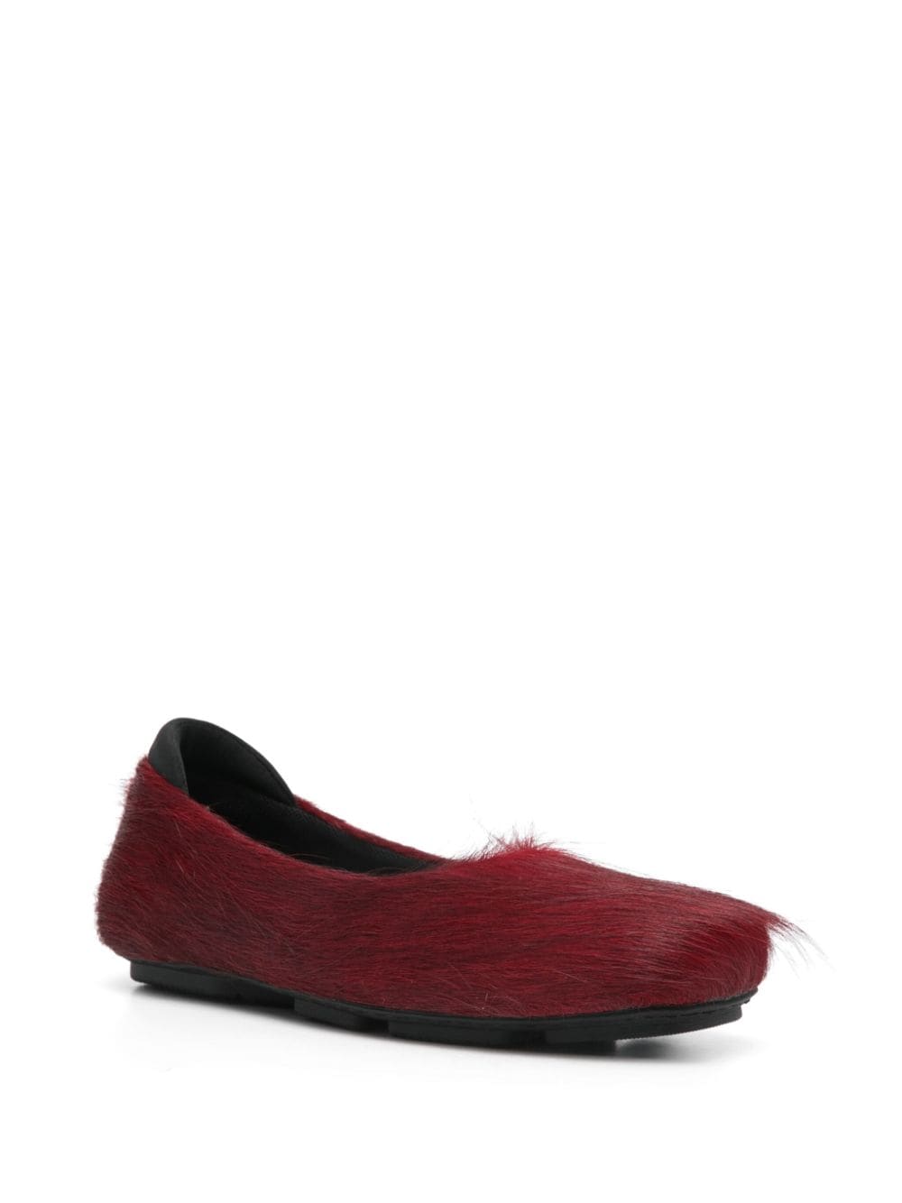 Eckhaus Latta leather ballerina shoes - Rood