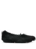 Eckhaus Latta leather ballerina shoes - Black