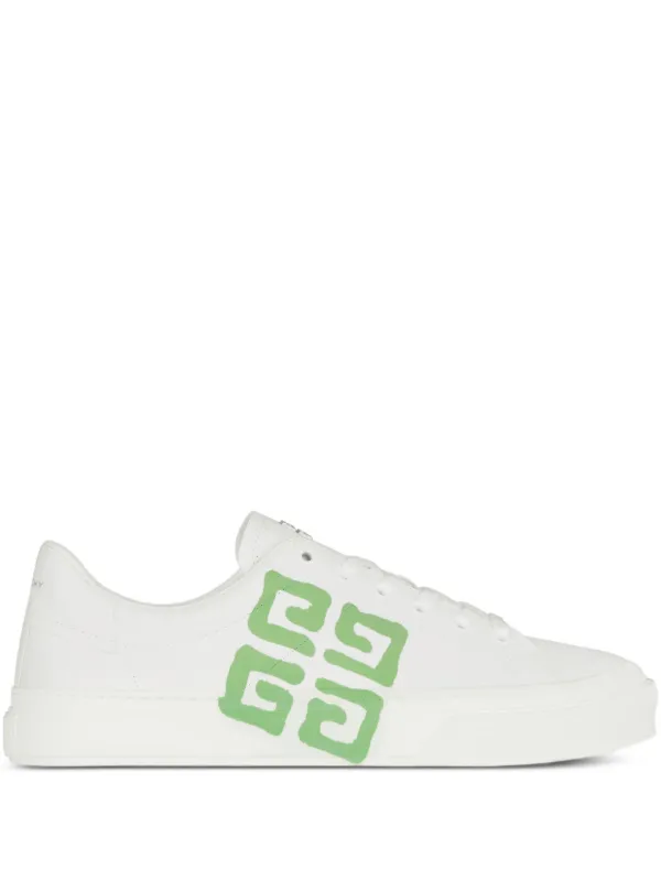 Givenchy City Sport Logo-print Lace-up Sneakers in White