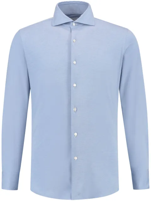 Finamore 1925 Napoli cutaway-collar shirt 