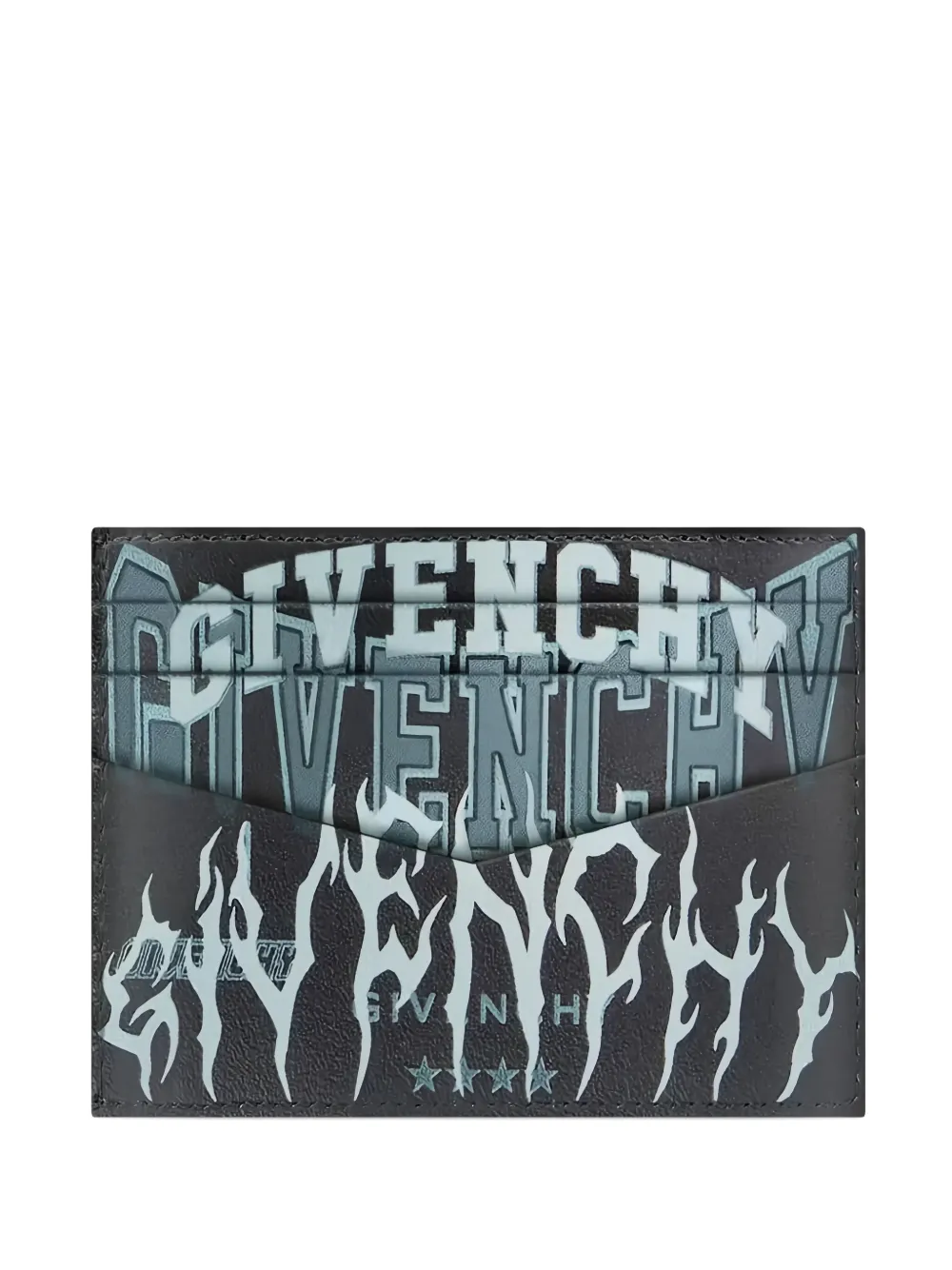 Givenchy flame-print logo card holder | Grey | Image 1