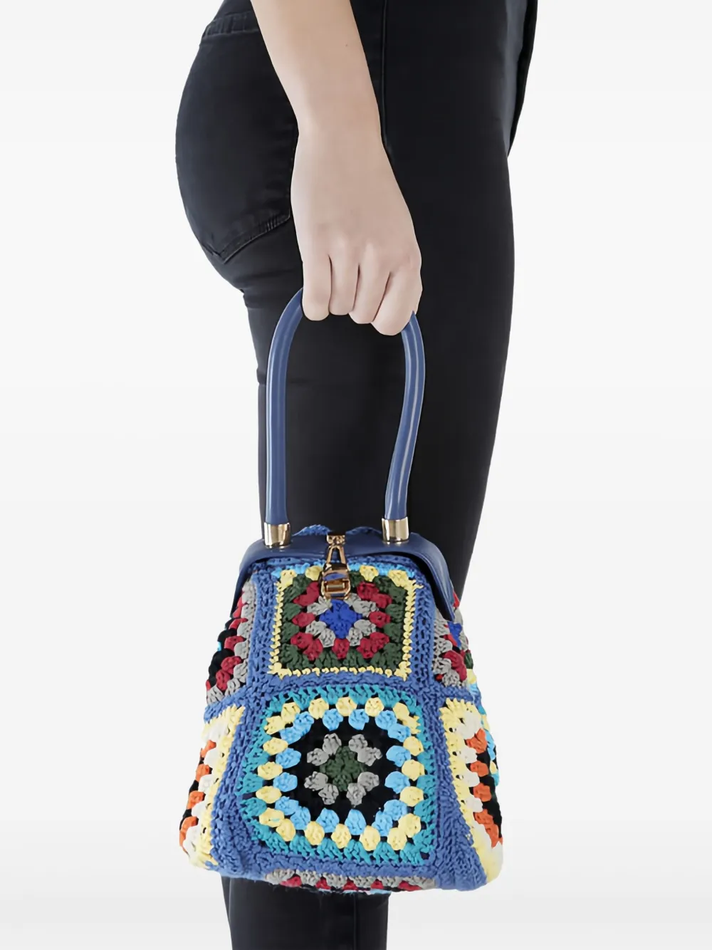 la milanesa crochet-knit tote bag | Image 2