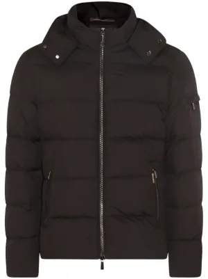ダウンジャケット・コート MOORER FW25 Moorer Coats Black (MODGI300008 STPU0001) MOORER 'MONDOR FUR' DOWN JACKET
