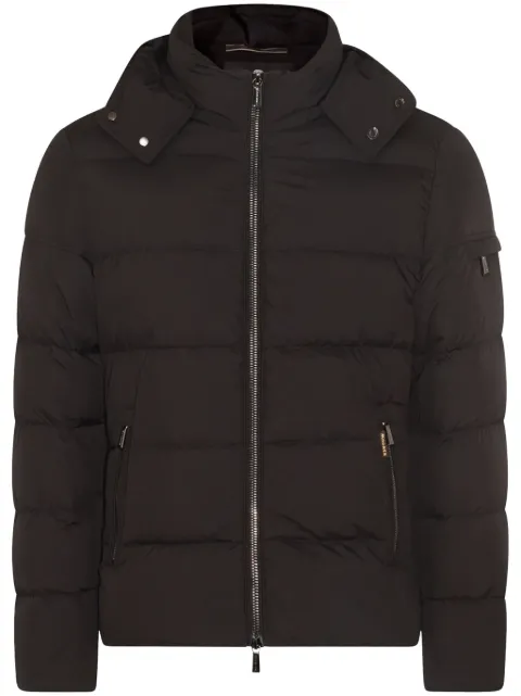 Moorer detachable hood padded jacket