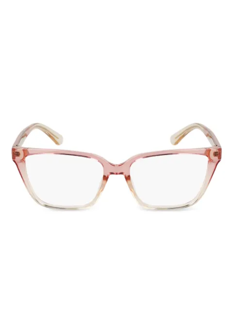 Calvin Klein rectangle-frame ombre-effect glasses