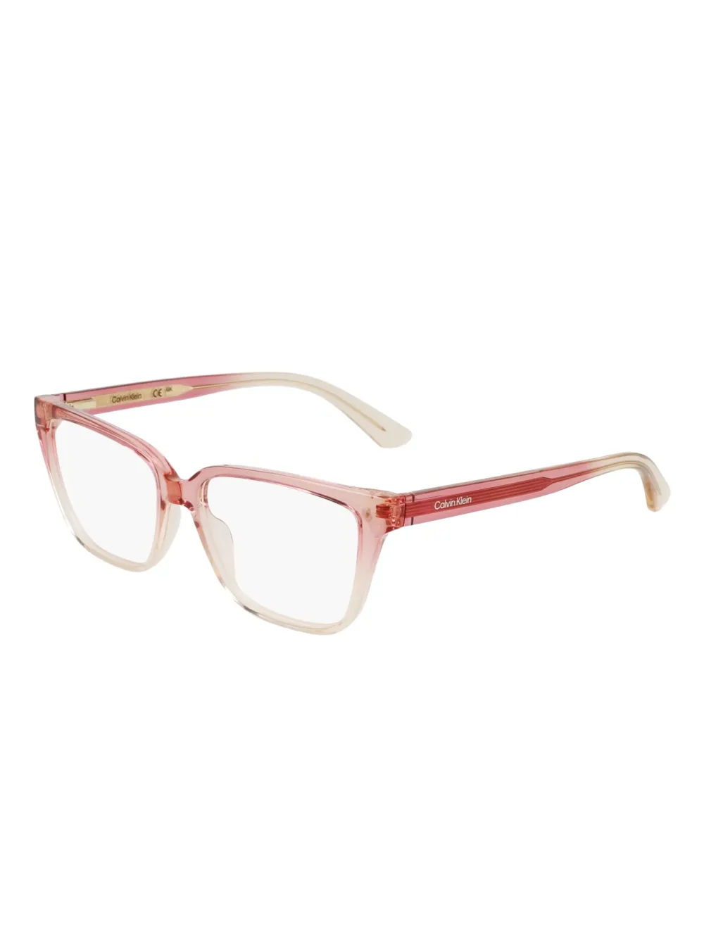 Calvin Klein rectangle-frame ombre-effect glasses | Image 2