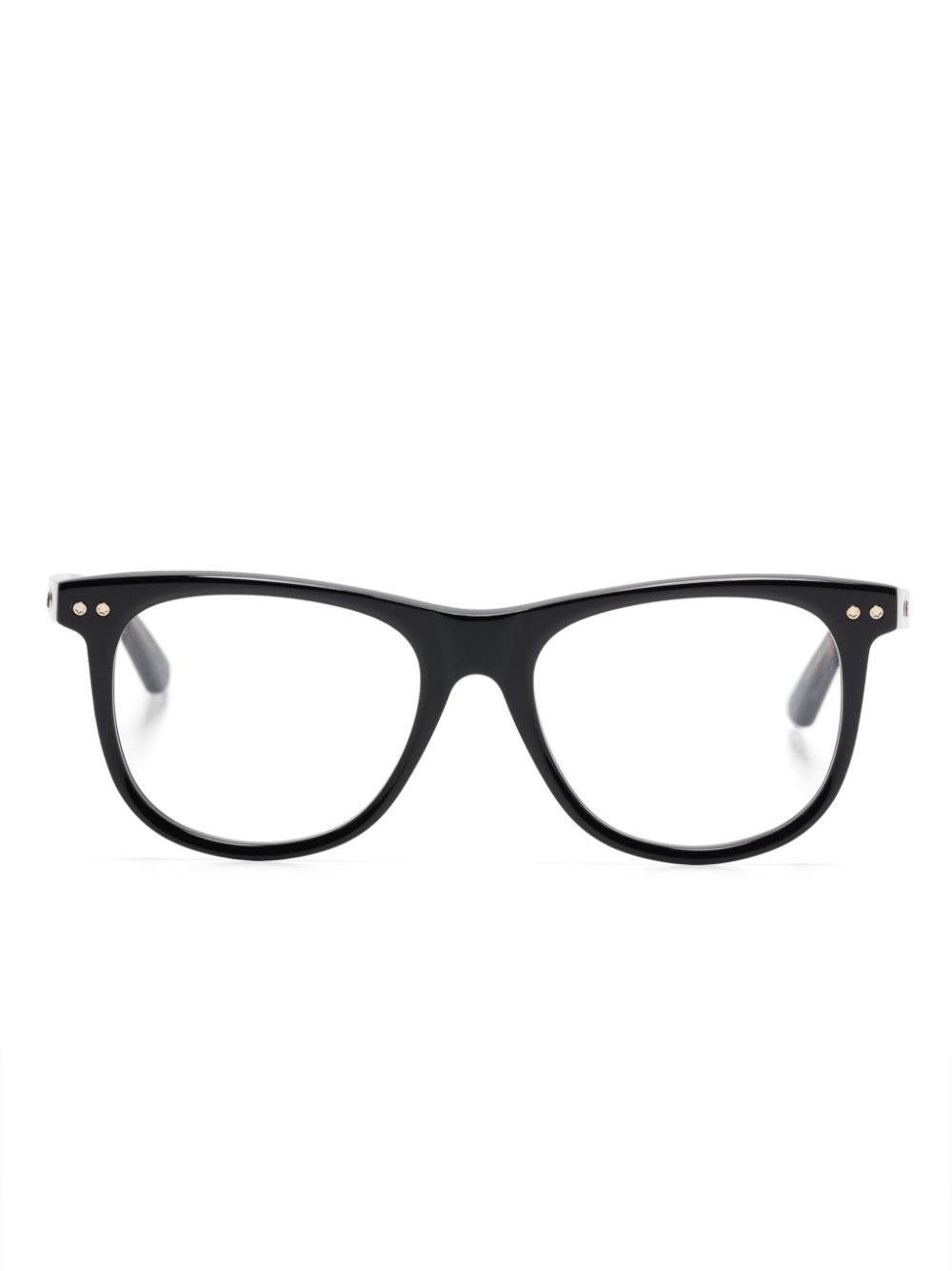 Montblanc square-frame glasses - Black Cover