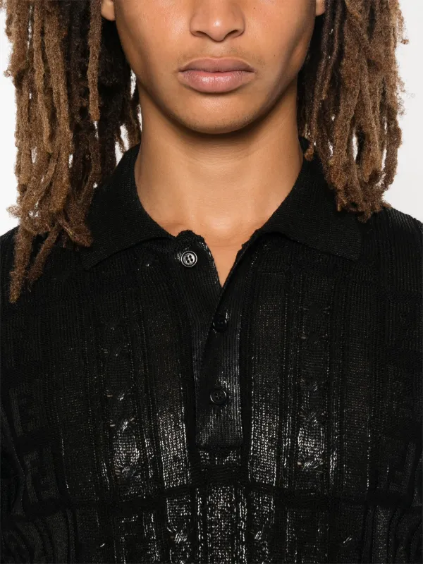 Tシャツ・カットソー Fendi Black Silk Cady Polo T-Shirt Fendi Black Silk Cady Polo T-shirt Women | ModeSens