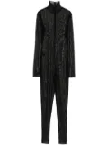 Norma Kamali roll-neck slim-cut catsuit - Black
