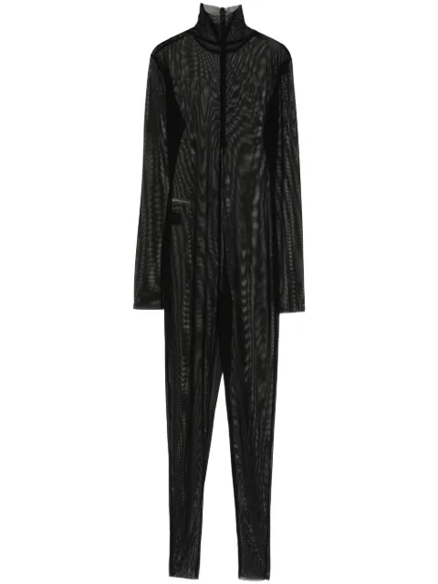 Norma Kamali roll-neck slim-cut catsuit