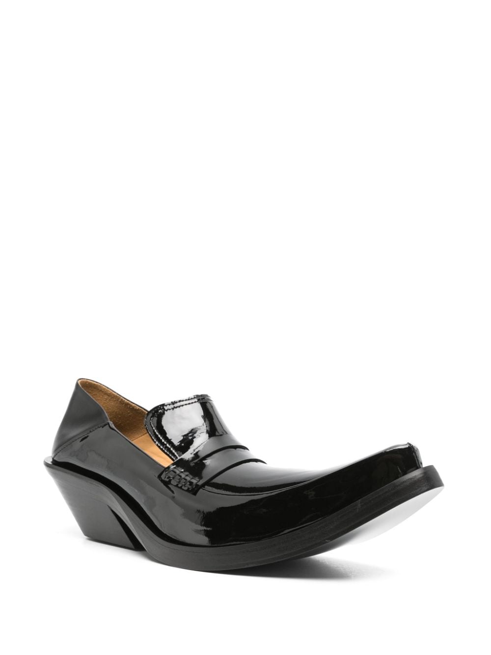 EGONlab. Loafers met spikes - Zwart