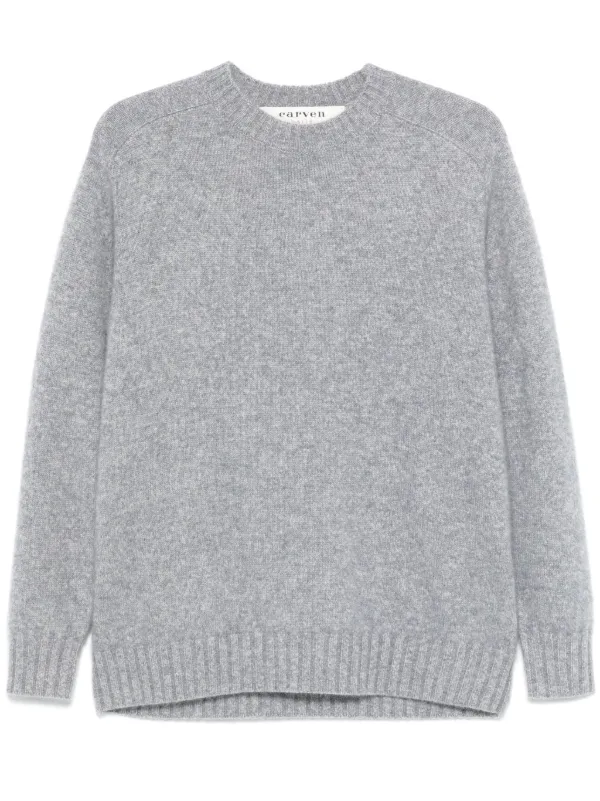 Carven Cashmere Sweater Grey FARFETCH AU