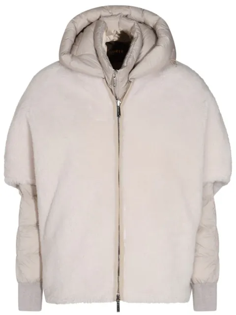 Moorer layered puffer jacket 