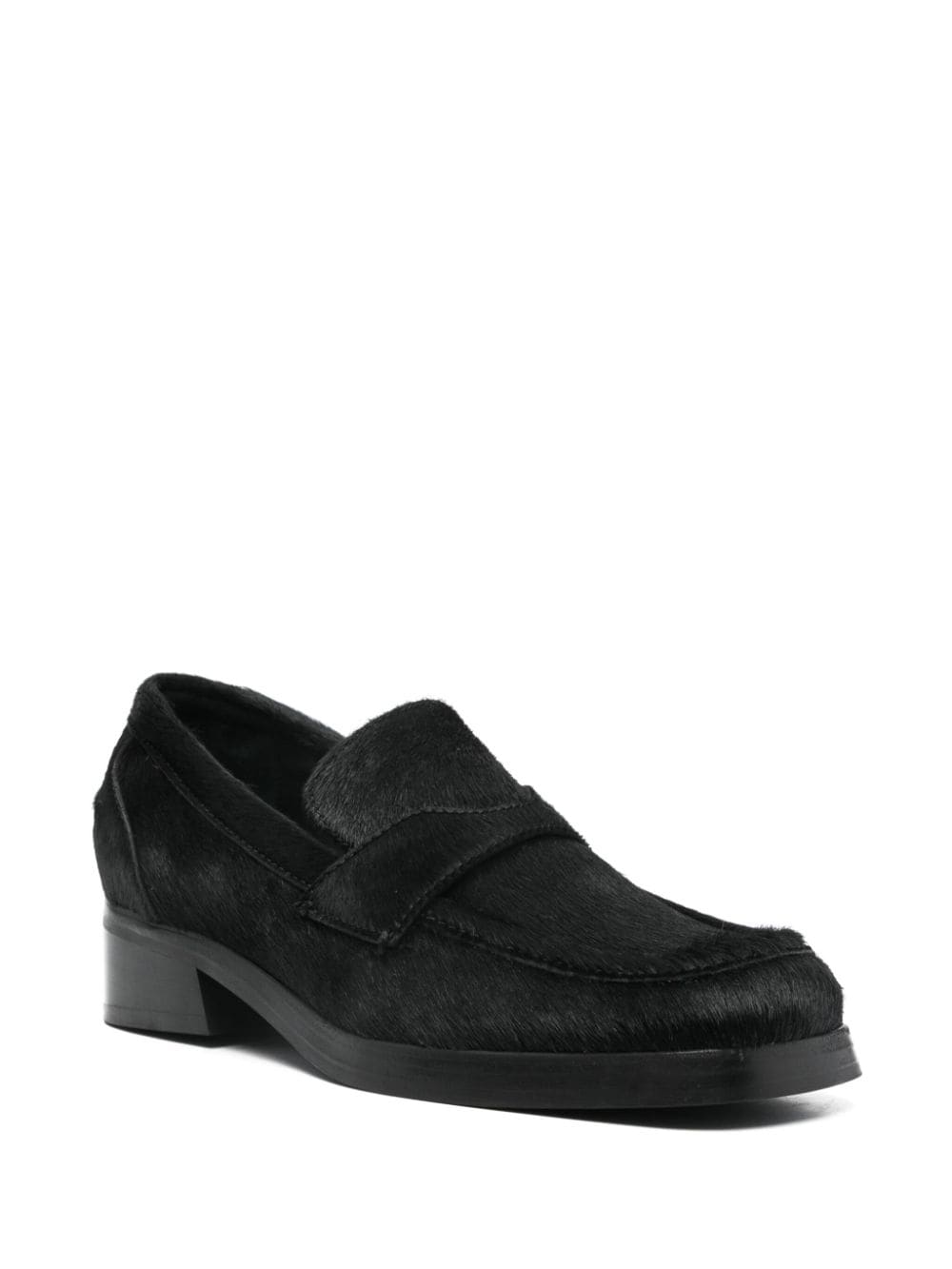 Shop Eckhaus Latta Latta Loafers In 黑色