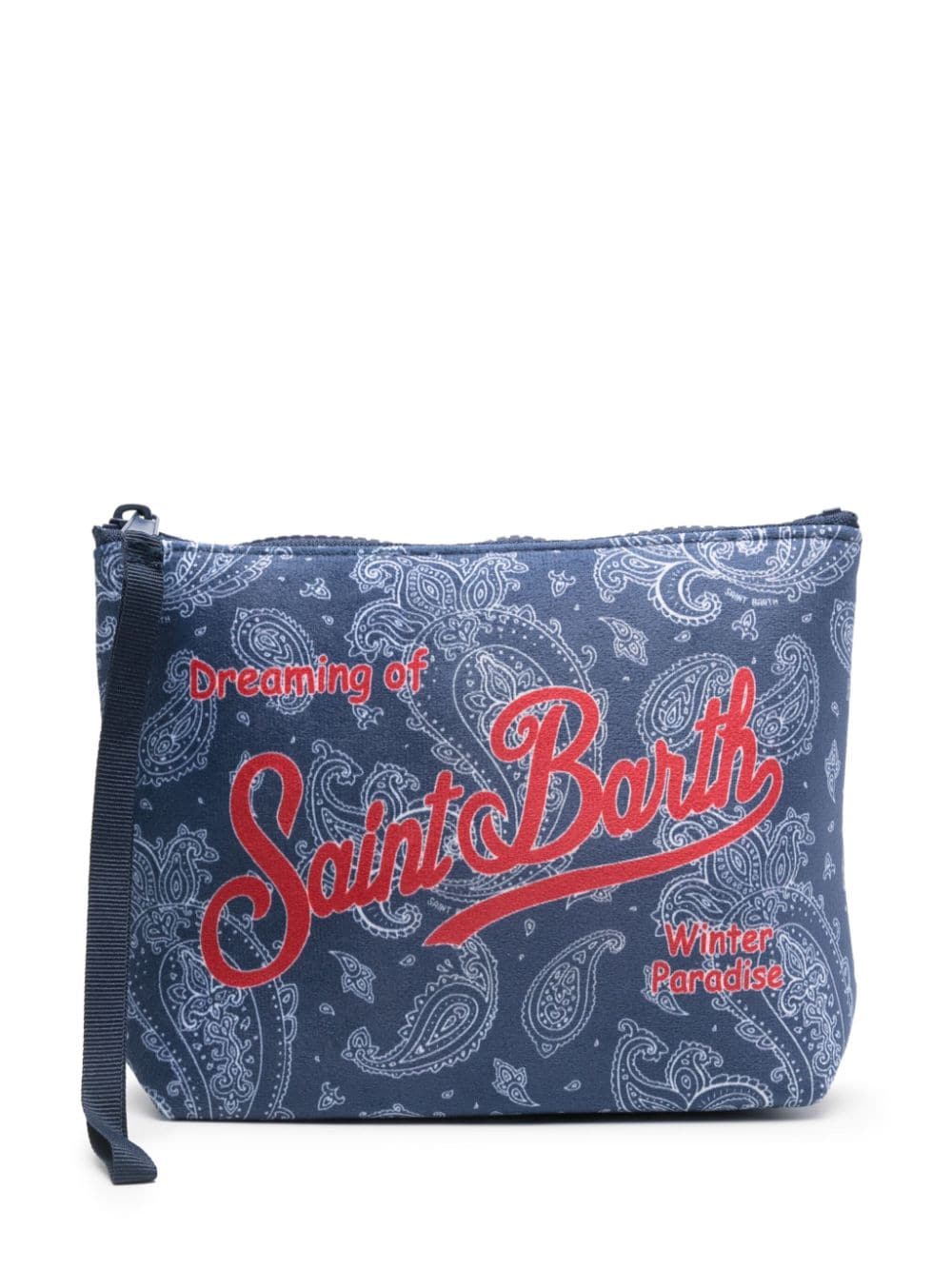 Shop Mc2 Saint Barth Aline Wash Bag In Blue