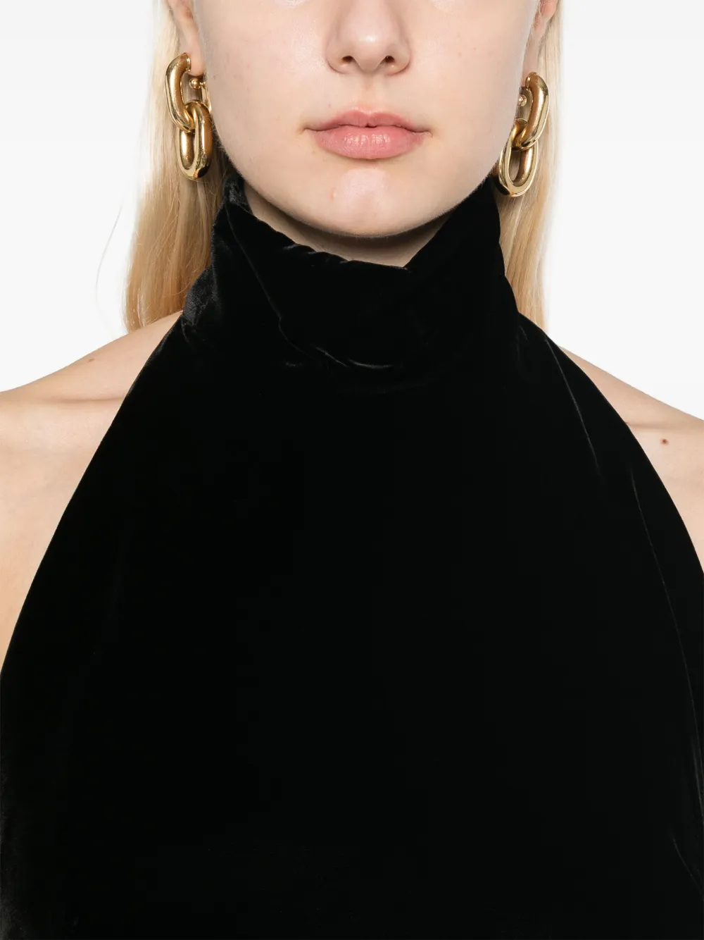 Max Mara Armida maxi-jurk Zwart