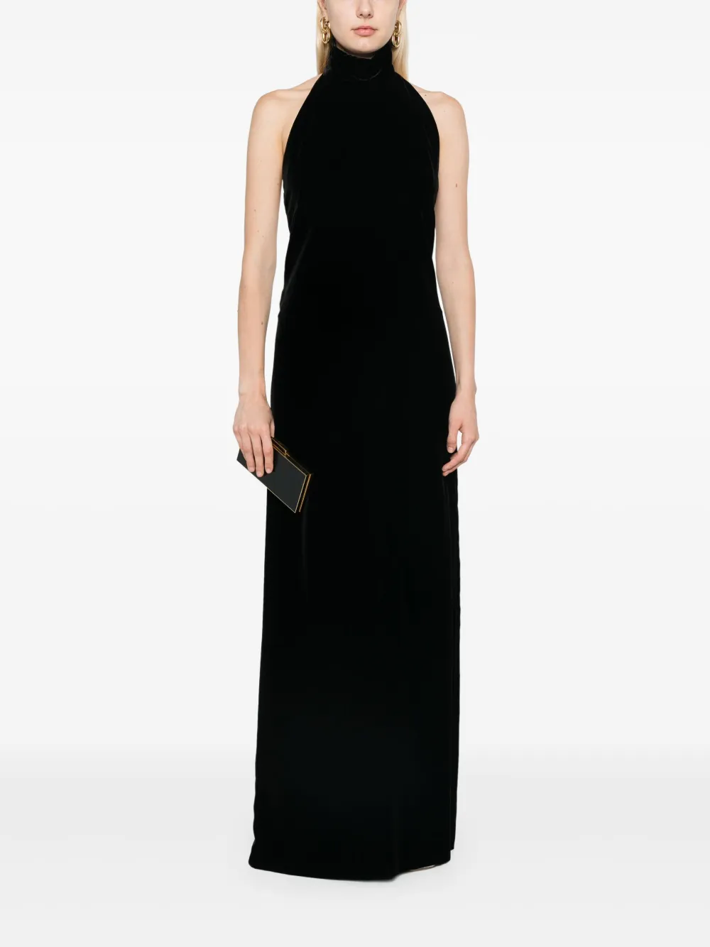 Max Mara Armida maxi-jurk - Zwart