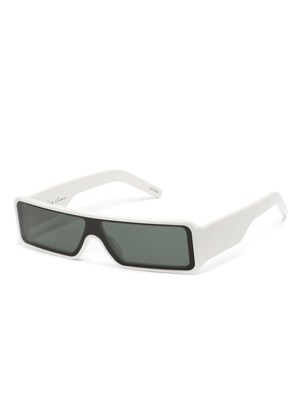 Shop Rick Owens Gethsemane Sunglasses In White