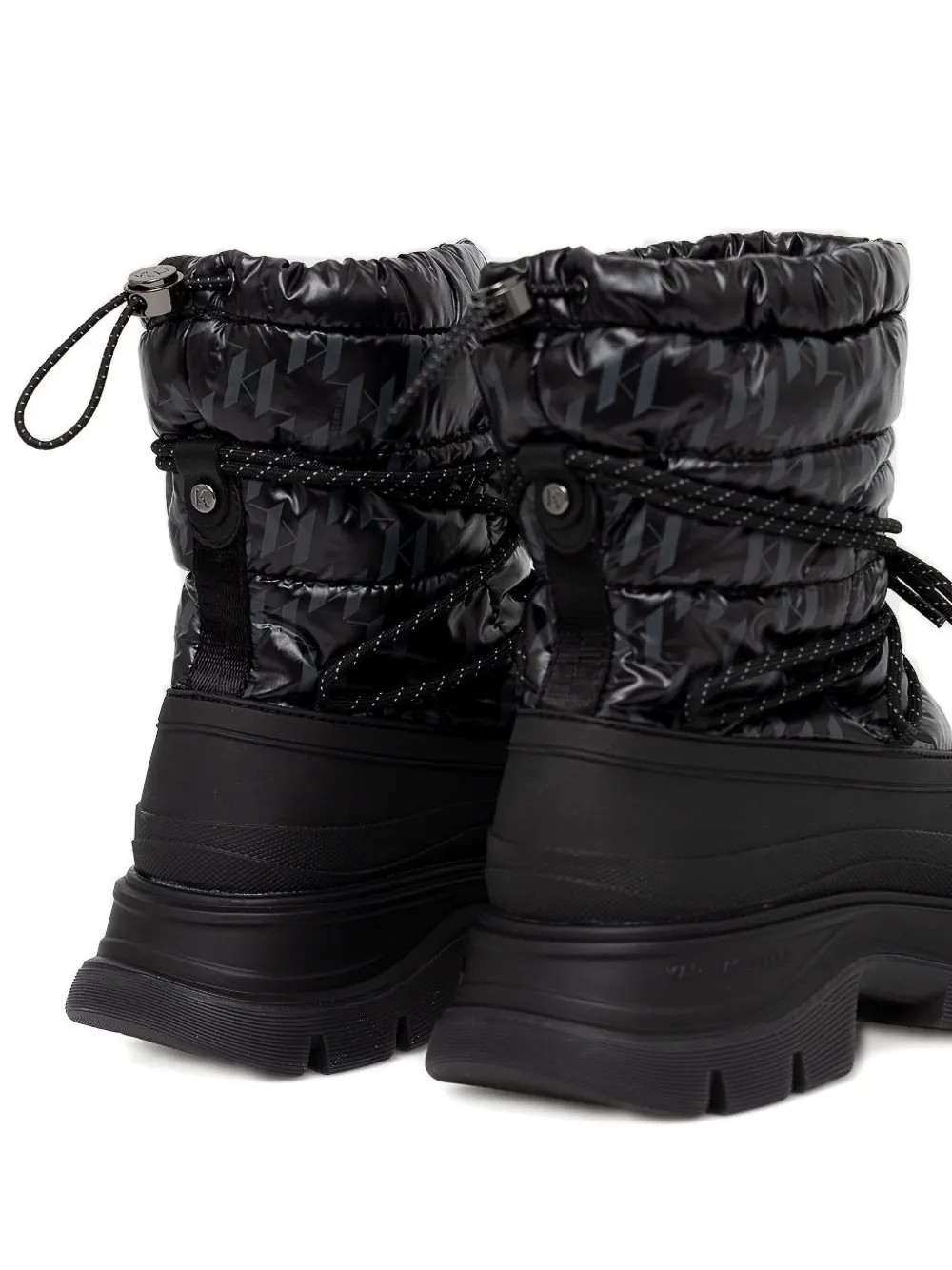 Karl Lagerfeld Luna monogram boots Black