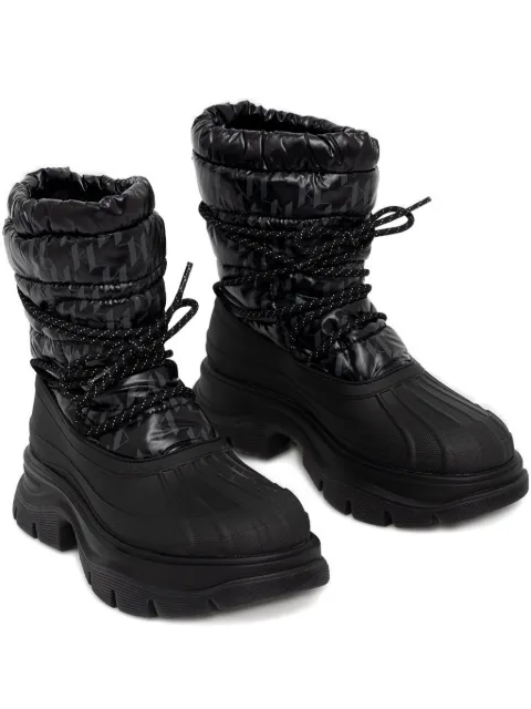 Karl Lagerfeld Luna monogram boots