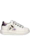 Karl Lagerfeld Kapri Karl NFT Pendant leather sneakers - White