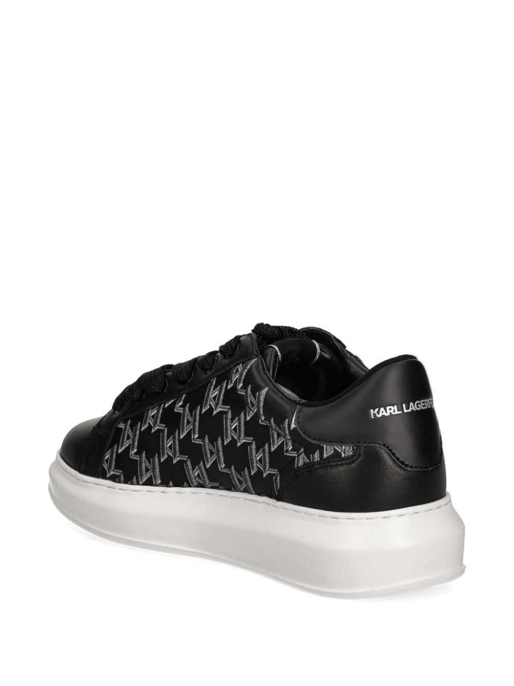 Karl Lagerfeld Sneakers met KL monogramprint Zwart