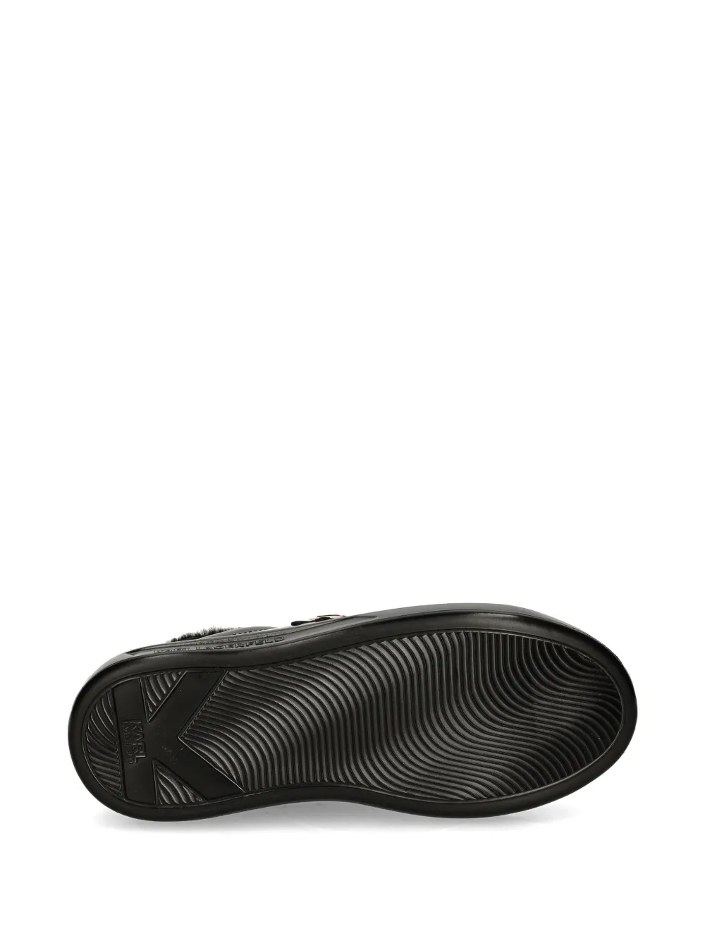 Karl Lagerfeld Ikonik NFT Kapri leather sneakers Black