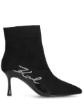 Karl Lagerfeld 80mm Sienna boots - Black