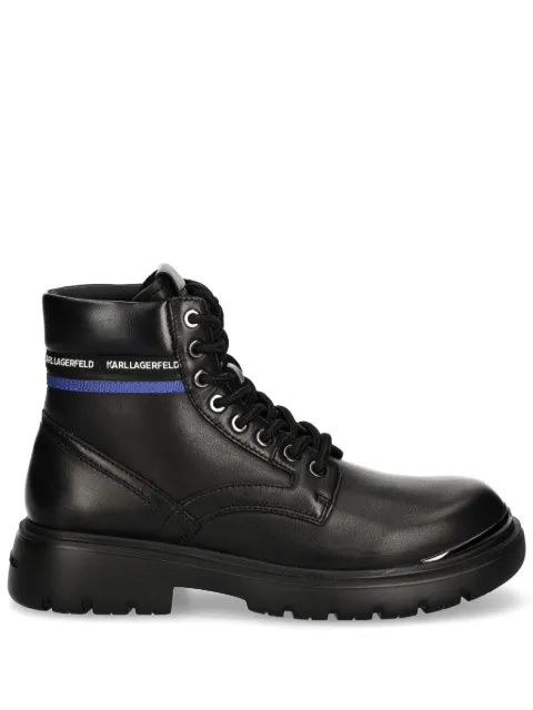 Karl Lagerfeld lace-up ankle boots
