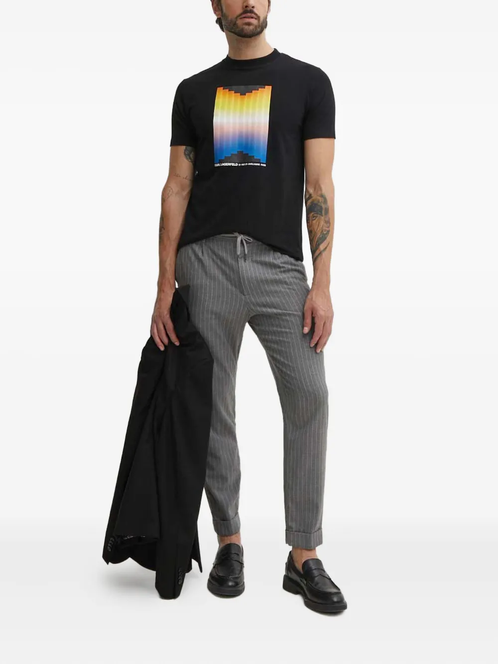Karl Lagerfeld camiseta con estampado gráfico | Playeras | Image 2