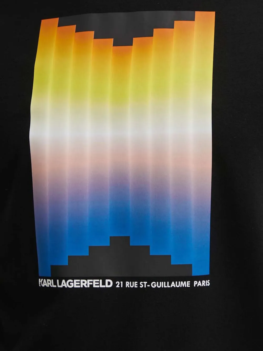 Karl Lagerfeld T-shirt met grafische print Zwart