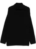 Forme D'expression chunky ribbed-knit sweater - Black