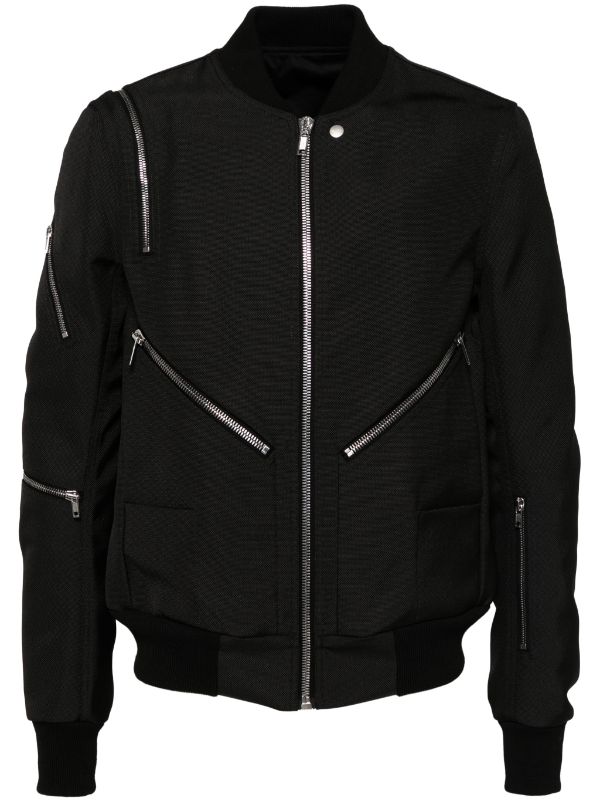 Rick Owens zip-detaining Bomber Jacket | Black | FARFETCH AO