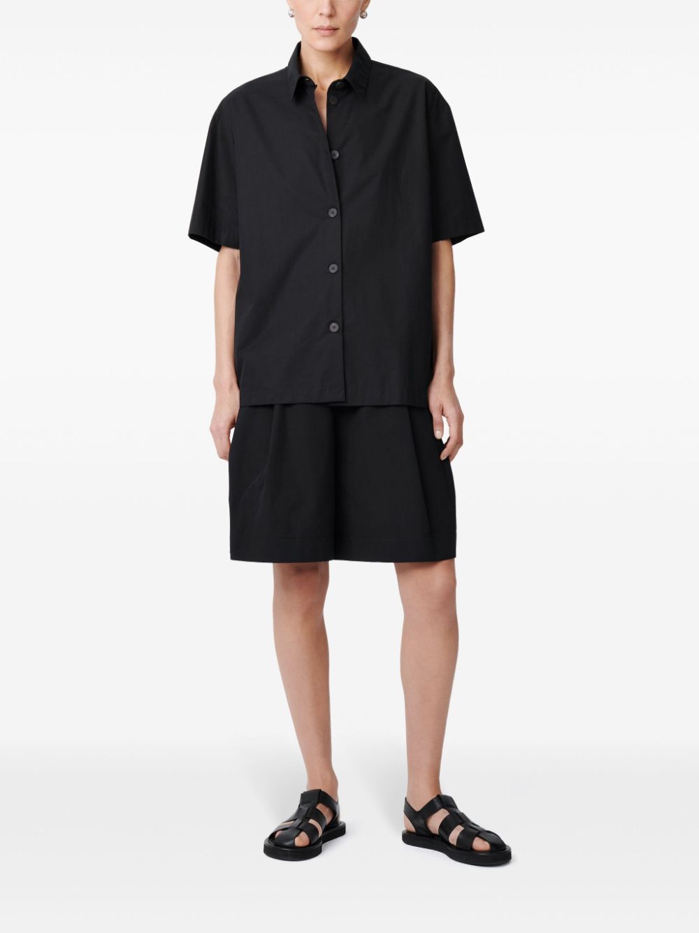 Studio Nicholson Piero blouse - Zwart