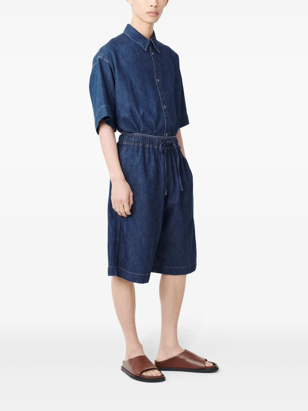 Studio Nicholson Ossi shorts Blauw
