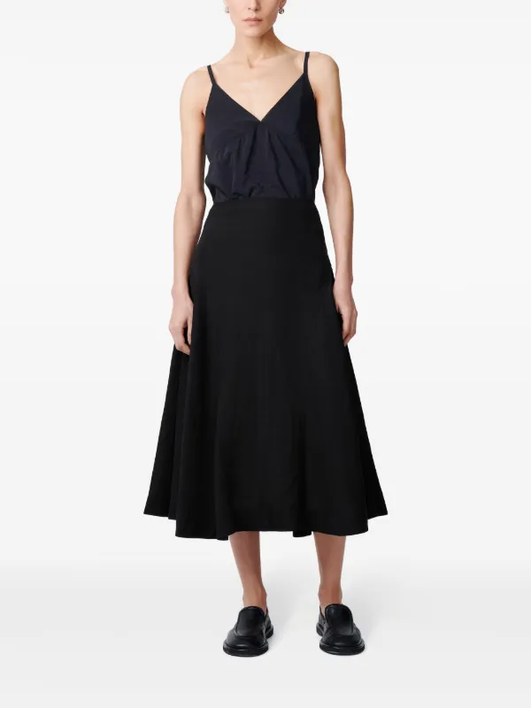 Studio Nicholson Centro Skirt | Black | FARFETCH