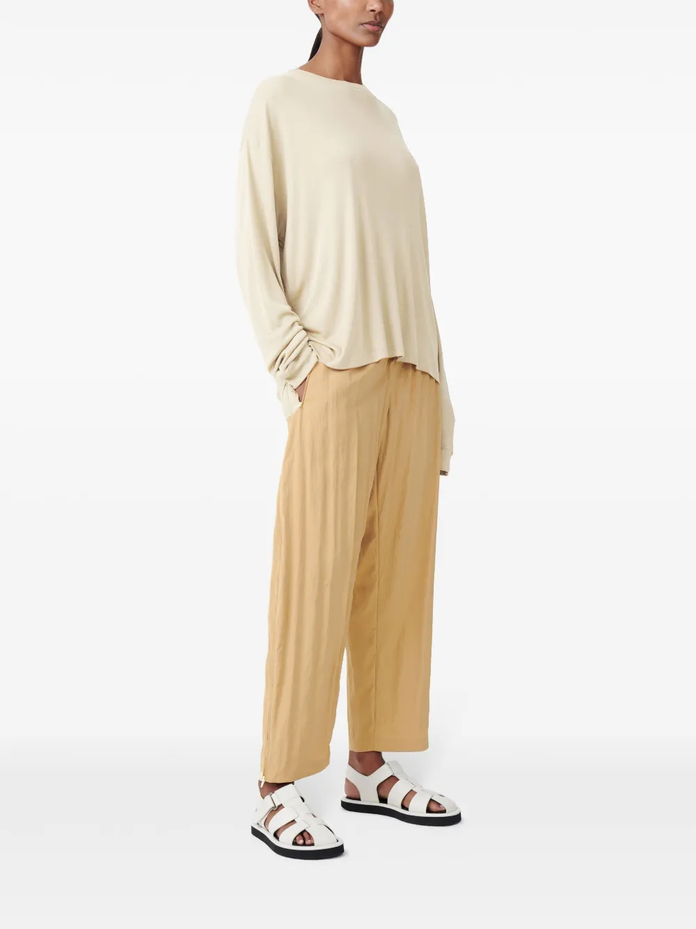 Studio Nicholson Toba straight broek - Beige