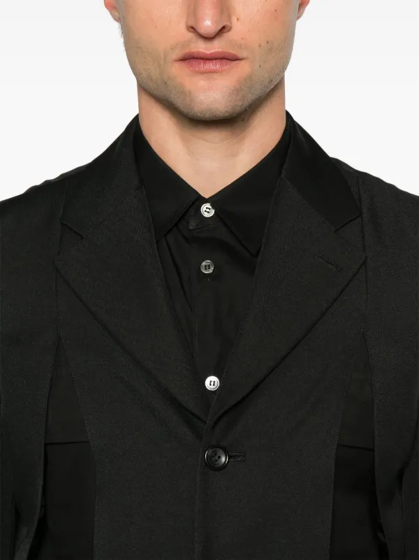 Comme Des Garçons Homme Plus カットアウト ジャケット | ブラック
