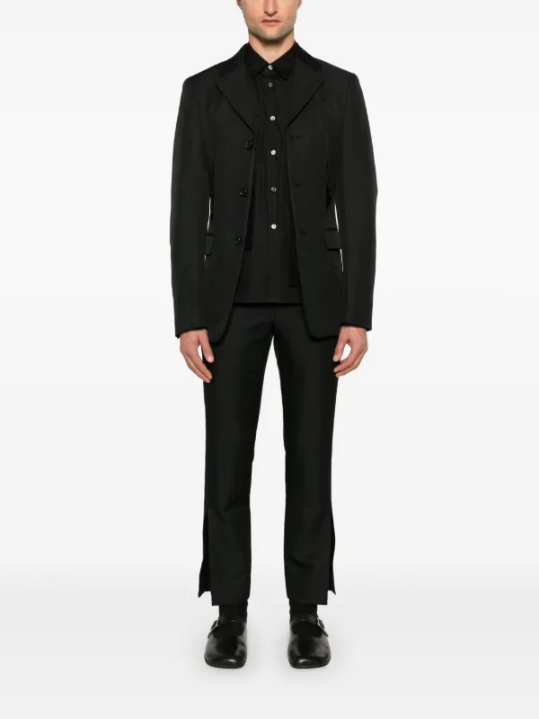 Comme Des Garçons Homme Plus カットアウト ジャケット | ブラック