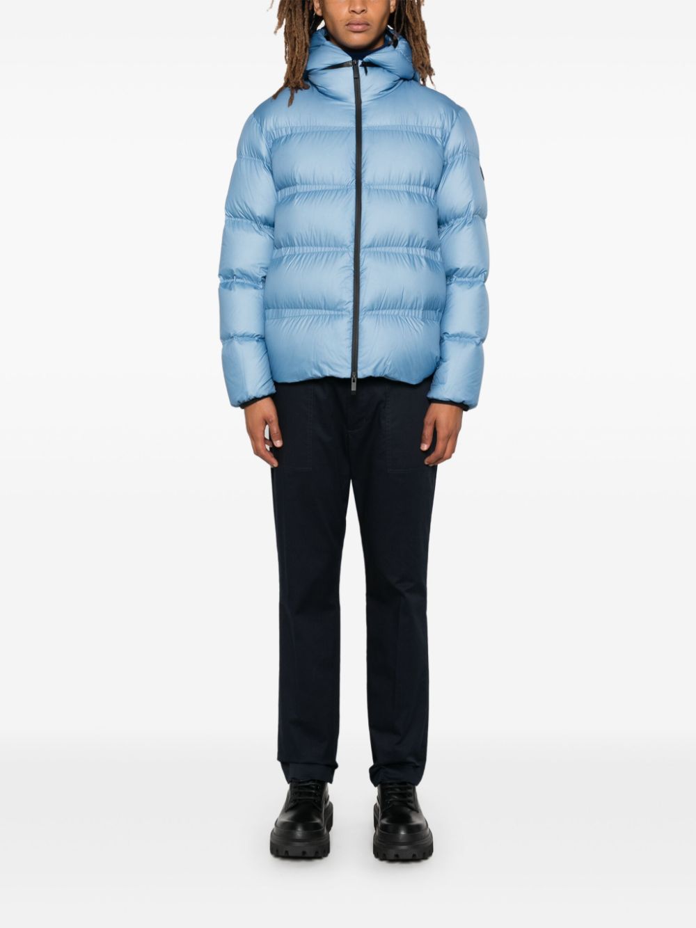 Shop Moncler Masac Jacket In Blue