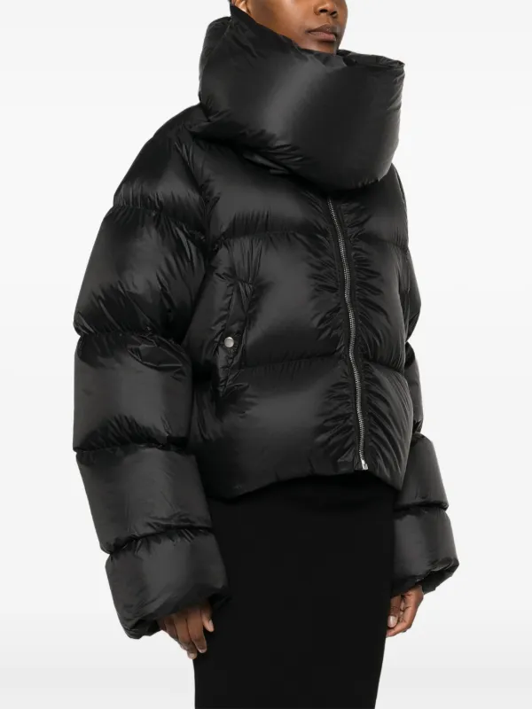 Rick Owens Women s Funnel Neck Puffer Jacket