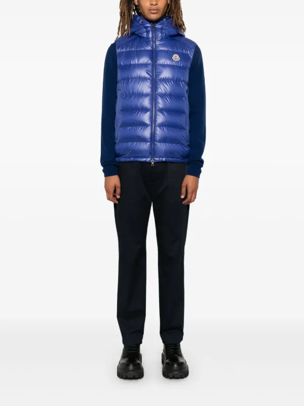 Moncler Barant Gilet Blue FARFETCH HK
