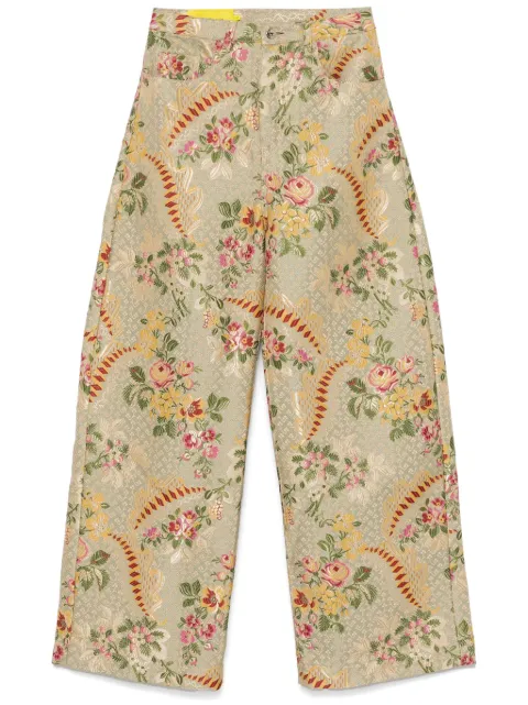 Marques'Almeida Brocade Boyfriend trousers